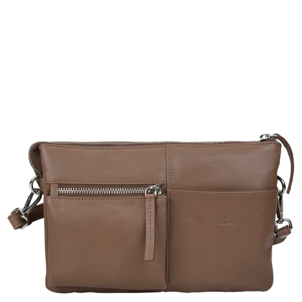 ADAX Amalfi Bertina Latte skuldertaske
