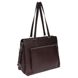 ADAX Bergamo Lucca arbejdstaske mrkebrun