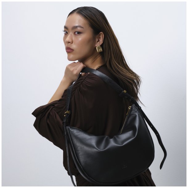 ADAX Kicki Larissa Skuldertaske Sort