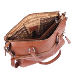 Adax Napoli Malika 14" arbejdstaske caramel