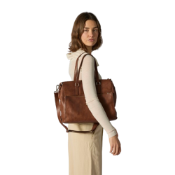 Adax Napoli Malika 14" arbejdstaske caramel