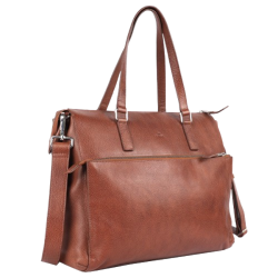 Adax Napoli Malika 14" arbejdstaske caramel