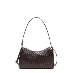 ADAX Skuldertaske Elenora M�rkebrun Kalv