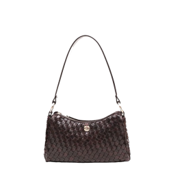 ADAX Skuldertaske Elenora M�rkebrun Kalv