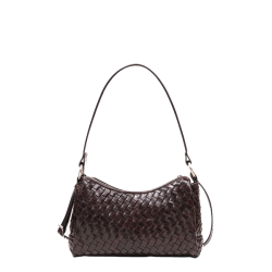 ADAX Skuldertaske Elenora M�rkebrun Kalv