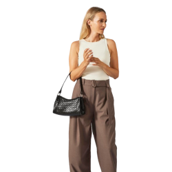 ADAX Salerno Eleonora skuldertaske Sort