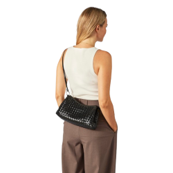 ADAX Salerno Eleonora skuldertaske Sort