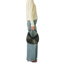 ADAX Salerno Marlin sort skuldertaske