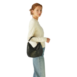 ADAX Salerno Marlin sort skuldertaske