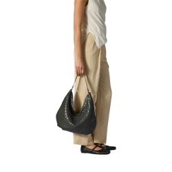 ADAX Salerno Mindy Charcoal skuldertaske