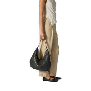 ADAX Salerno Mindy Charcoal skuldertaske