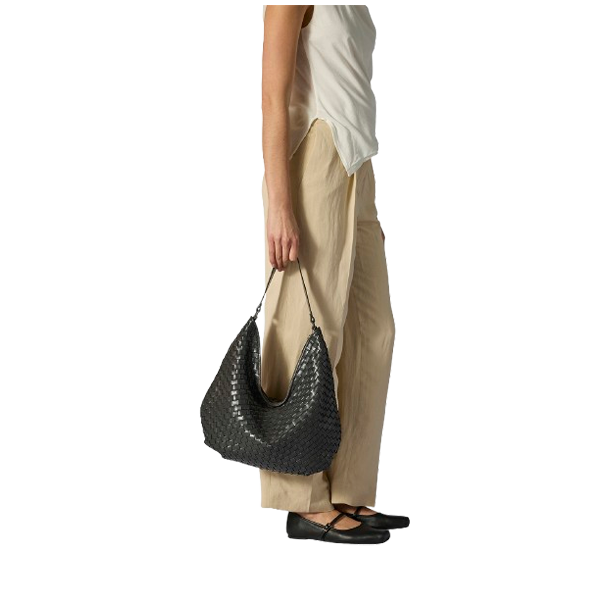 ADAX Salerno Mindy Charcoal skuldertaske