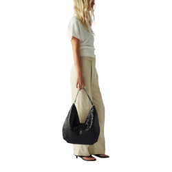 ADAX Salerno Mindy sort skuldertaske