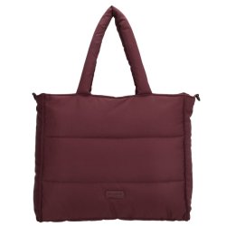 “Beagles Calvia shopper bordeaux – quiltet shopper taske med brede hanke”
