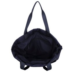 “Indvendigt rum i Beagles Duomo shopper navy – stort hovedrum med lynlslomme”