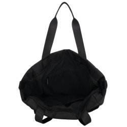 “Indvendigt rum i Beagles Duomo shopper sort – stort hovedrum med lynlslomme”