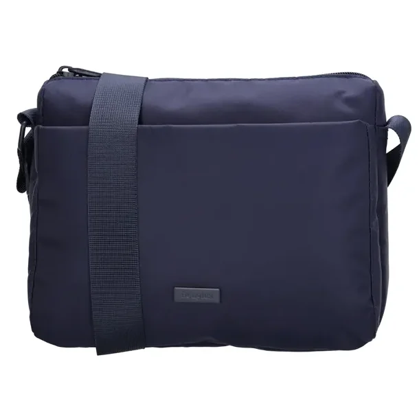 Beagles Duomo skuldertaske navy set forfra med justerbar skulderrem