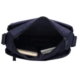 Beagles Duomo skuldertaske navy med plads til mobil og sm�ting