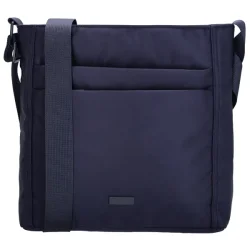 Beagles Duomo skuldertaske navy lodret model set forfra