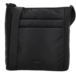 Beagles Duomo skuldertaske sort lodret model set forfra