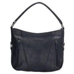 Beagles Murcia shopper navy frontvisning med skulderrem