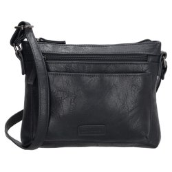 Beagles Murcia skuldertaske mrkebl forfra med lommer