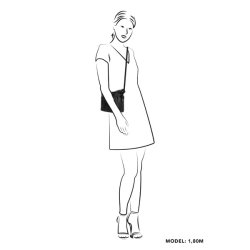 Model brer Beagles Murcia skuldertaske mrkebl crossbody