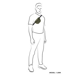 Beagles Originals Kyoto bltetaske Oliven