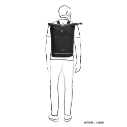 Beagles Originals Waterproof Roll Rygsk 15.6" Sort 