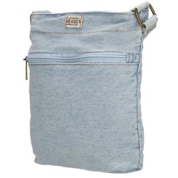 beagles tejeda skuldertaske lys denim skr vinkel