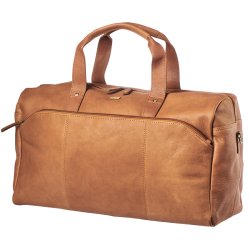 Bon Go�t rejsetaske 52 cm i cognac l�der &ndash; forside