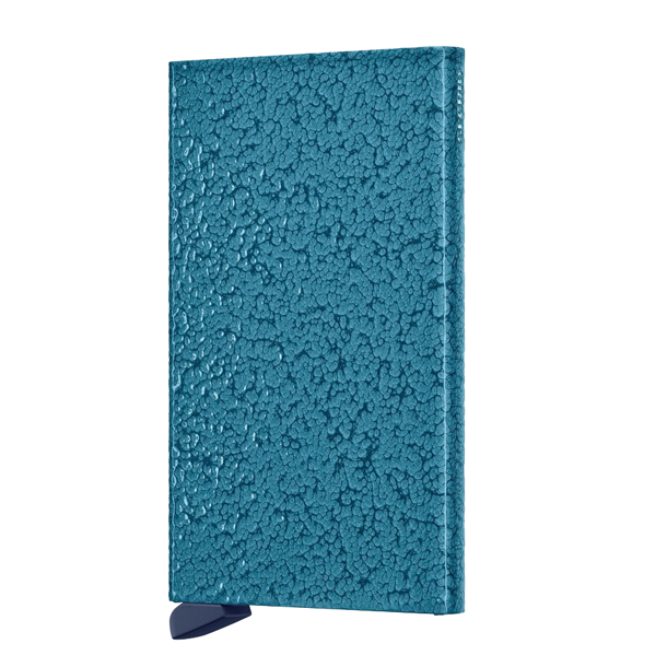 Secrid Cardprotector Hammerstone azure &ndash; lukket kortholder set forfra