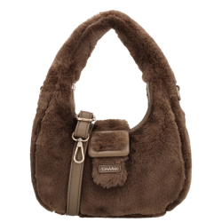 Charm London Alaska hndtaske brun forside