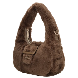 Charm London Alaska hndtaske brun skr forside