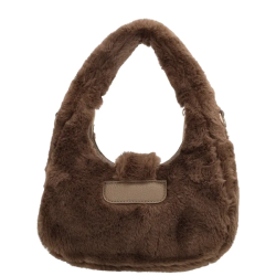 Charm London Alaska hndtaske brun bagside