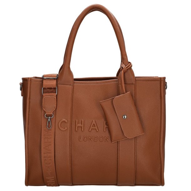 Charm London Bond business bag brun forside