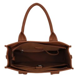 Charm London Bond business bag brun indvendigt rum