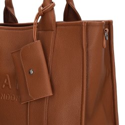 Charm London Bond business bag brun detaljebillede