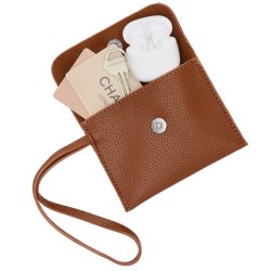 Charm London Bond business bag brun lille pungetui