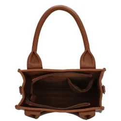 Indvendigt rum i Charm London Bond hndtaske brun