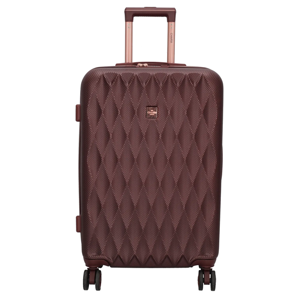 Charm London Honey trolleykuffert bordeaux &ndash; frontvisning