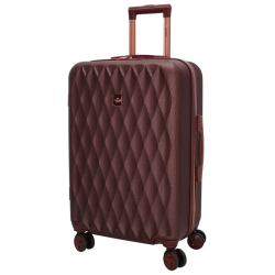 Charm London Honey kuffert bordeaux &ndash; skr� forside med tr�kstang