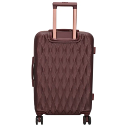 Charm London Honey kuffert bordeaux &ndash; bagside med h�ndtag