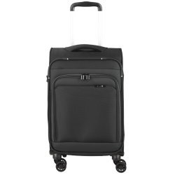d & n Travel Trolleykuffert 67 cm Sort 