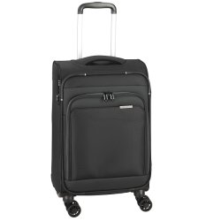d & n Travel Trolleykuffert 67 cm Sort 