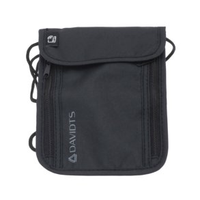 Davidts pengekat sort med RFID-beskyttelse – front