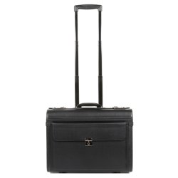 Davidts sort pilotmappe med teleskophndtag