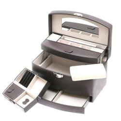 Davidts smykkeskrin Euclide 367987 gr – bnet med spejl, rum og skuffer