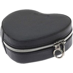 Davidts smykkeskrin hjerteformet 329012-01 sort – lukket
