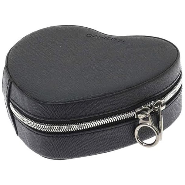 Davidts smykkeskrin hjerteformet 329012-01 sort – lukket